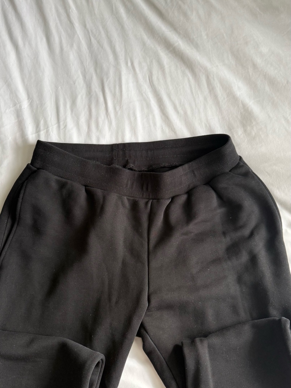 Rue Porter Black Sweatpant - Versatile Solid Black